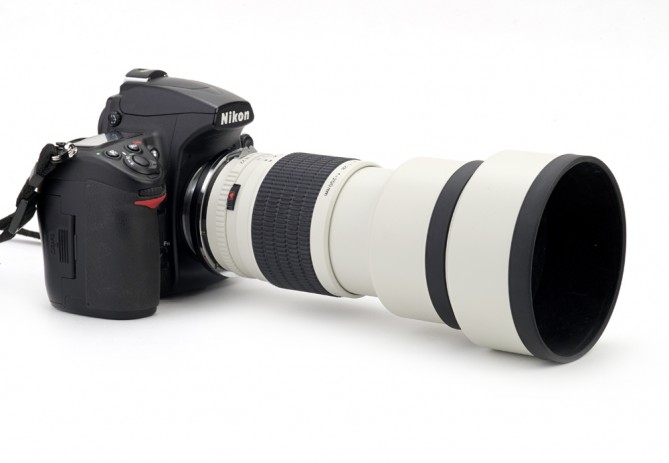 Оптика Mamiya 645 посаженная на Nikon D700
